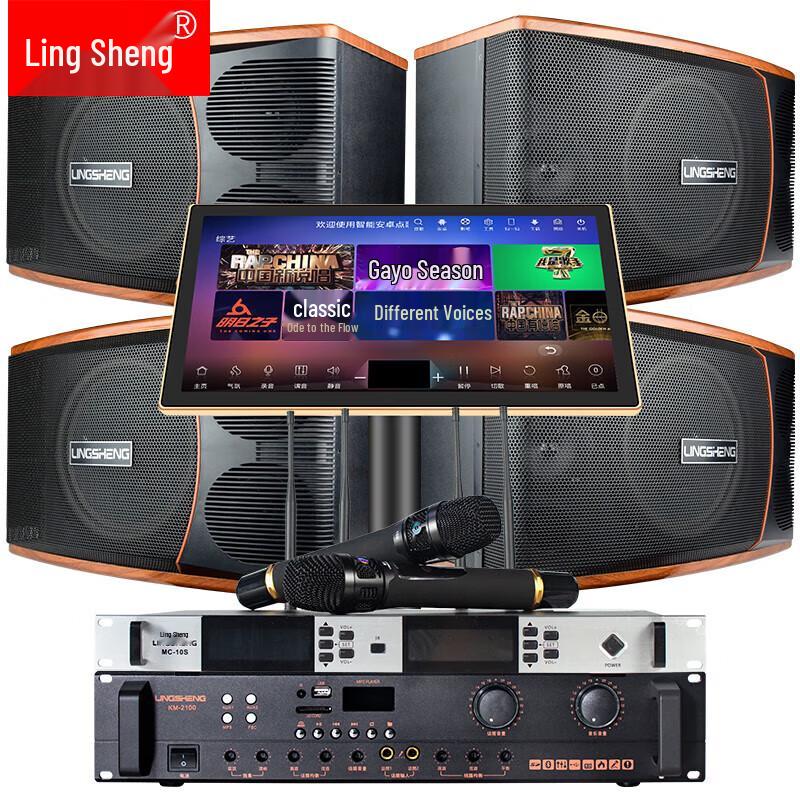 LINGSHENG Home Theater KTV System with Integrated Amplifier