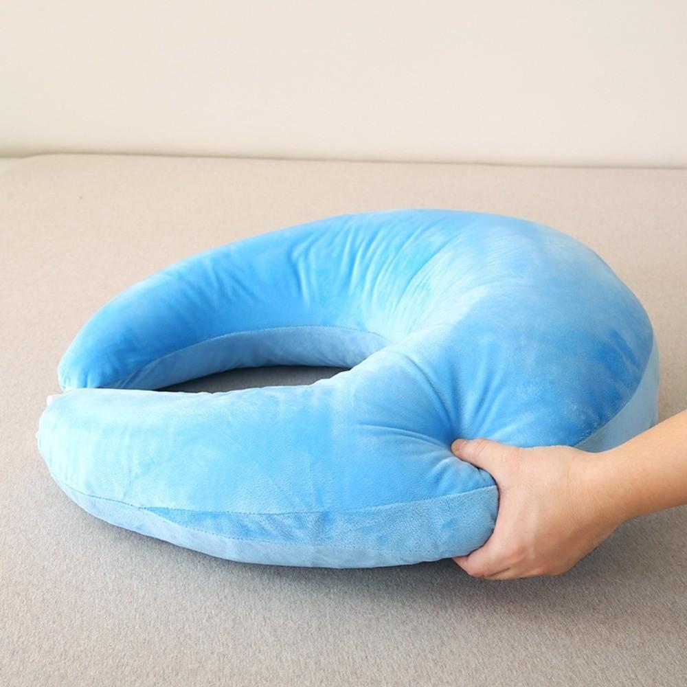 New Soft Reading Gaming Pillow Skin-Friendly Multi-Purpose Ergonomic Moon Pillow Comfortable U-Shaped Lap Pillow Office Nap