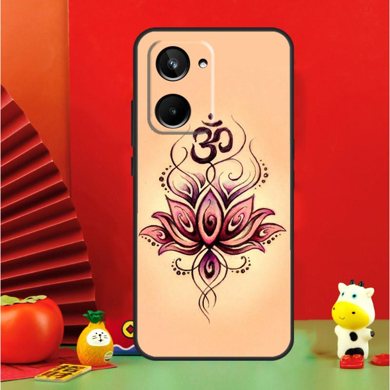 OM Yoga GOA Zen Symbol For Realme GT6 GT7 15 Pro 10 11 12 13 14 Pro Plus C65 C67 C63 C61 C55 C51 C53 C35 C75 Case