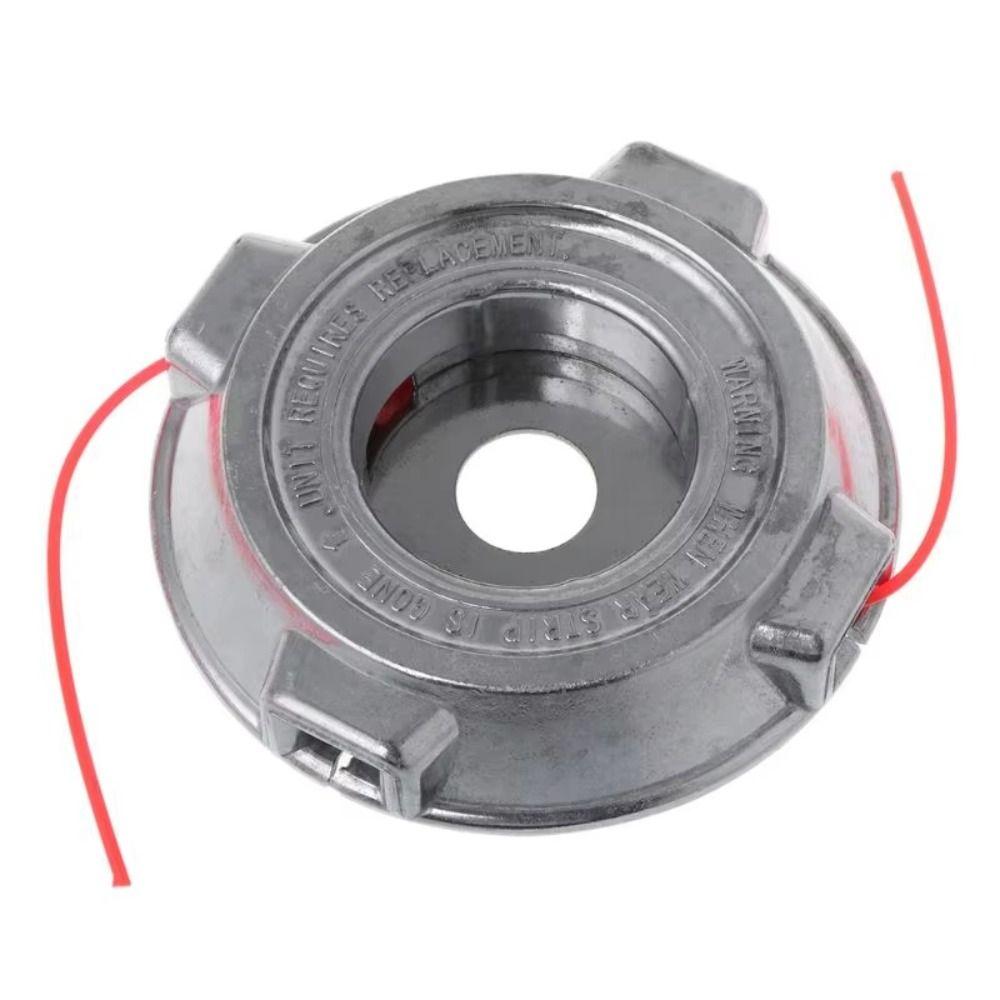 Aluminum Alloy Grass Trimmer Head Iron Disc Bump Feed Brush Cutter Head No Need Disassemble Nylon Spool Weeding Head