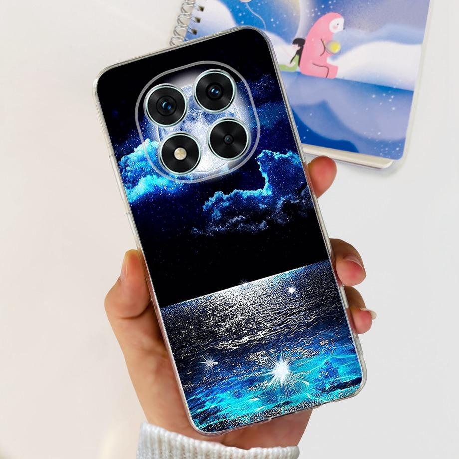 Для Xiaomi Redmi Note 14 14Pro Чехол Coque Мягкий Силиконовый Задняя Крышка Цветок Бабочка Сердце Прозрачный Funda Redmi Note14 Pro Capa