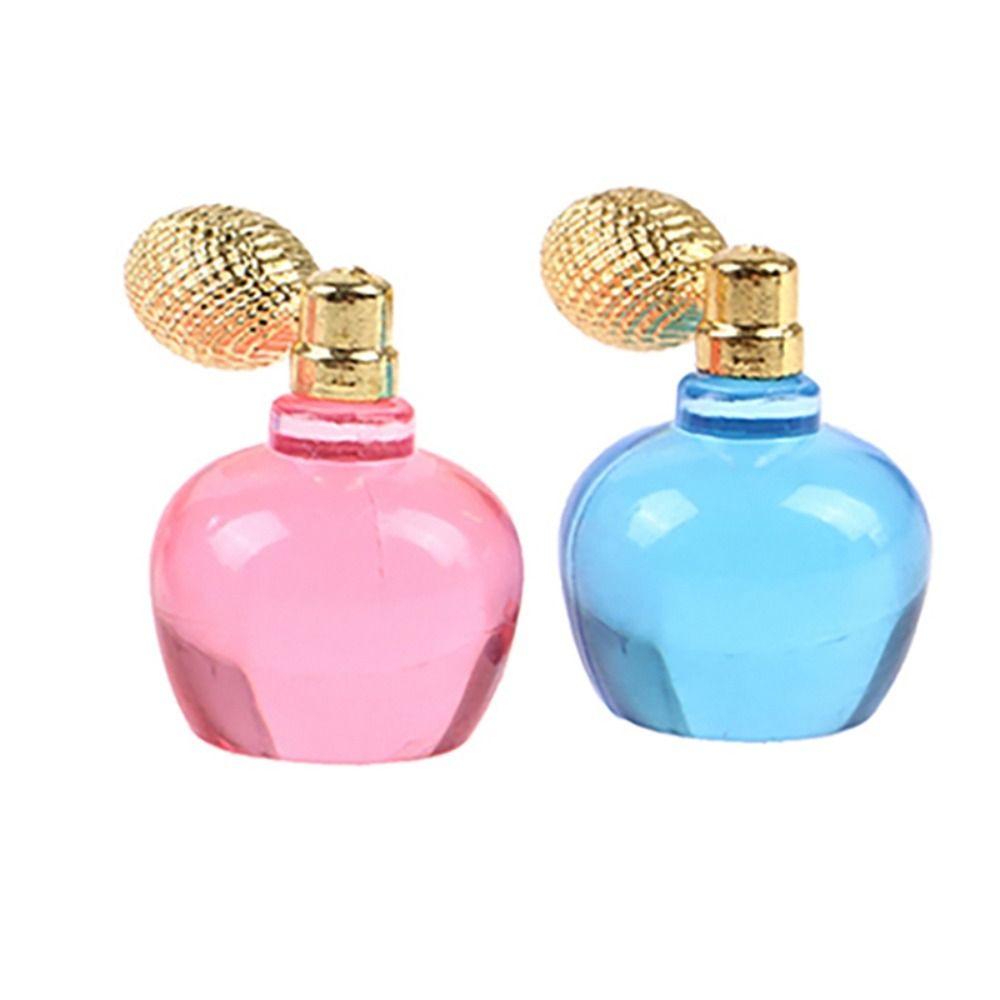 Миниатюрный флакон духов, аксессуары для кукольного домика 1:12 Кукольный домик с флаконом духов и кухонной мебелью