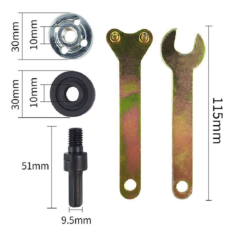 5 шт./набор 10 мм DIY электрическая дрель переменный угол шлифовальный станок адаптер конвертер комплект угловая шлифовальная машина электрическая дрель шатун инструмент