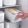 Пластиковые контейнеры для хранения продуктов - Герметичные, безопасные для замораживания, многоразовые универсальные кухонные контейнеры, подходят для фруктов, овощей