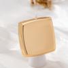 Кольцо Квадрат Ветер Глянцевое Простое Личность Модный Дизайн Трендовый Универсальный Открывающийся Ювелирный Изделие