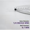 1/4 Aluminum Fuel Line Hard Tube 10 FT Coil Fuel Hose for Automotive AC, Hydraulic Braking, Fuel Systems, and Transmission - 725 psi High Working