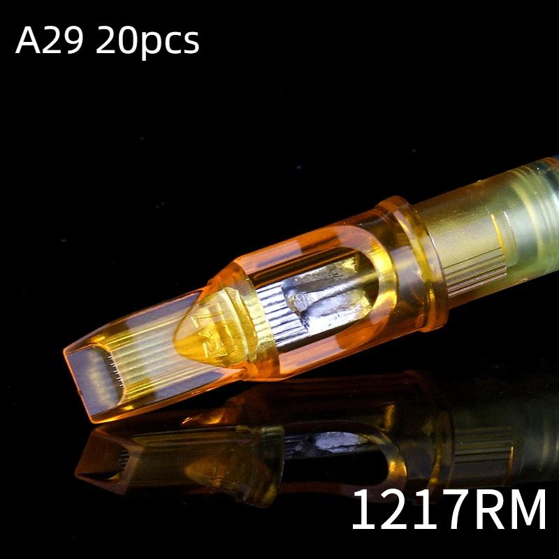 20 шт. Смешанные одноразовые иглы для татуировок 1-15 RL RM RSM Стерильный легкий аксессуар для тату для путешествующих тату-мастеров