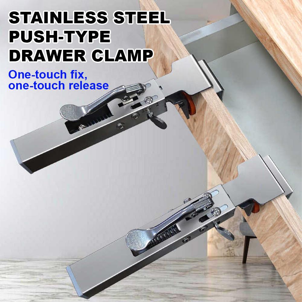 Регулируемый зажим для фиксации ящика Универсальный зажим для фиксации ящика Зажимы для установки фасада ящика из нержавеющей стали Столярный зажим