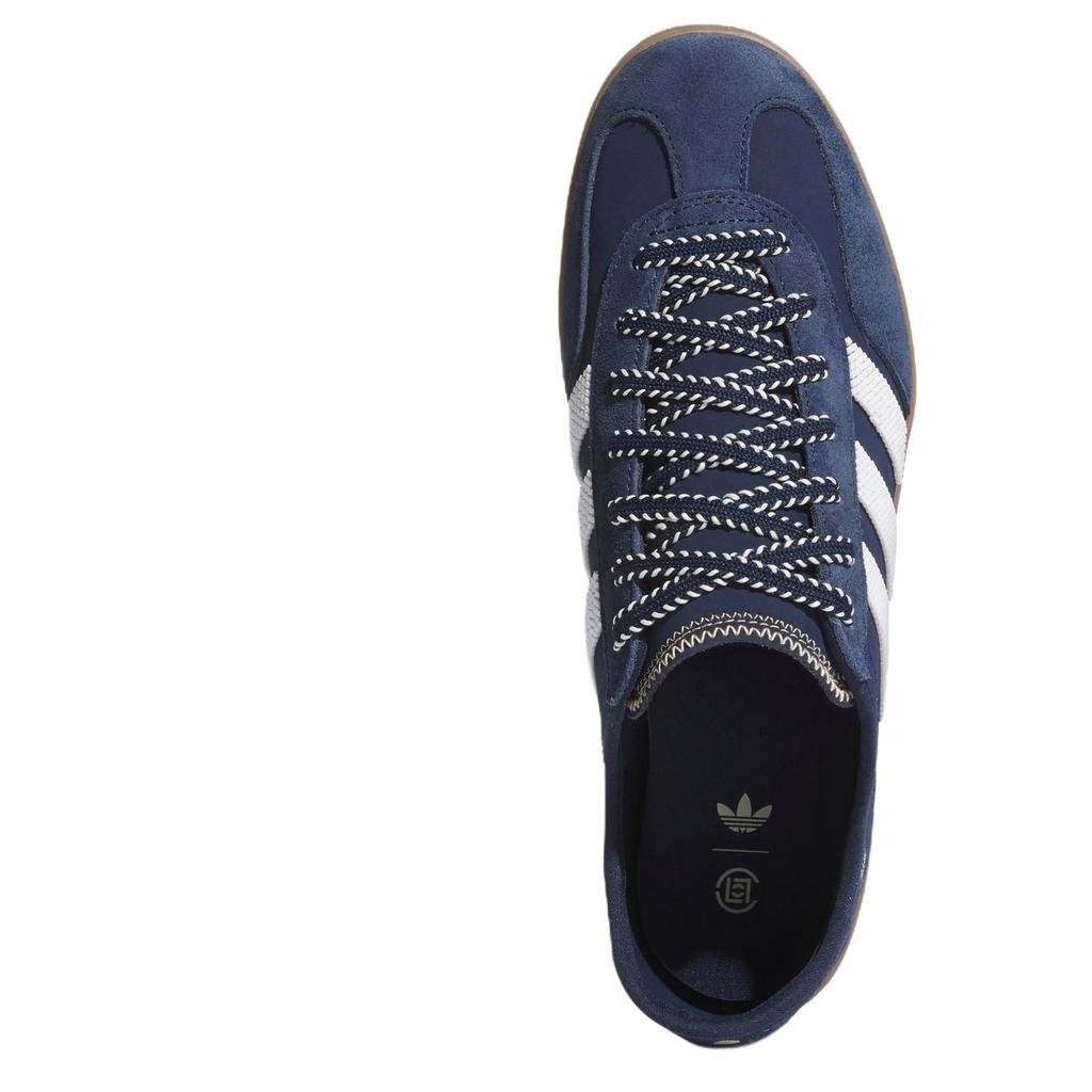 CLOT x adidas Gazelle Indoor Collegiate Navy Off White Унисекс Кроссовки Синий Гум IH3725