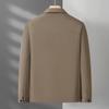 Middle-aged Dad Spring and Autumn Thin Jacket Zipper Lapel Casual Jacket
