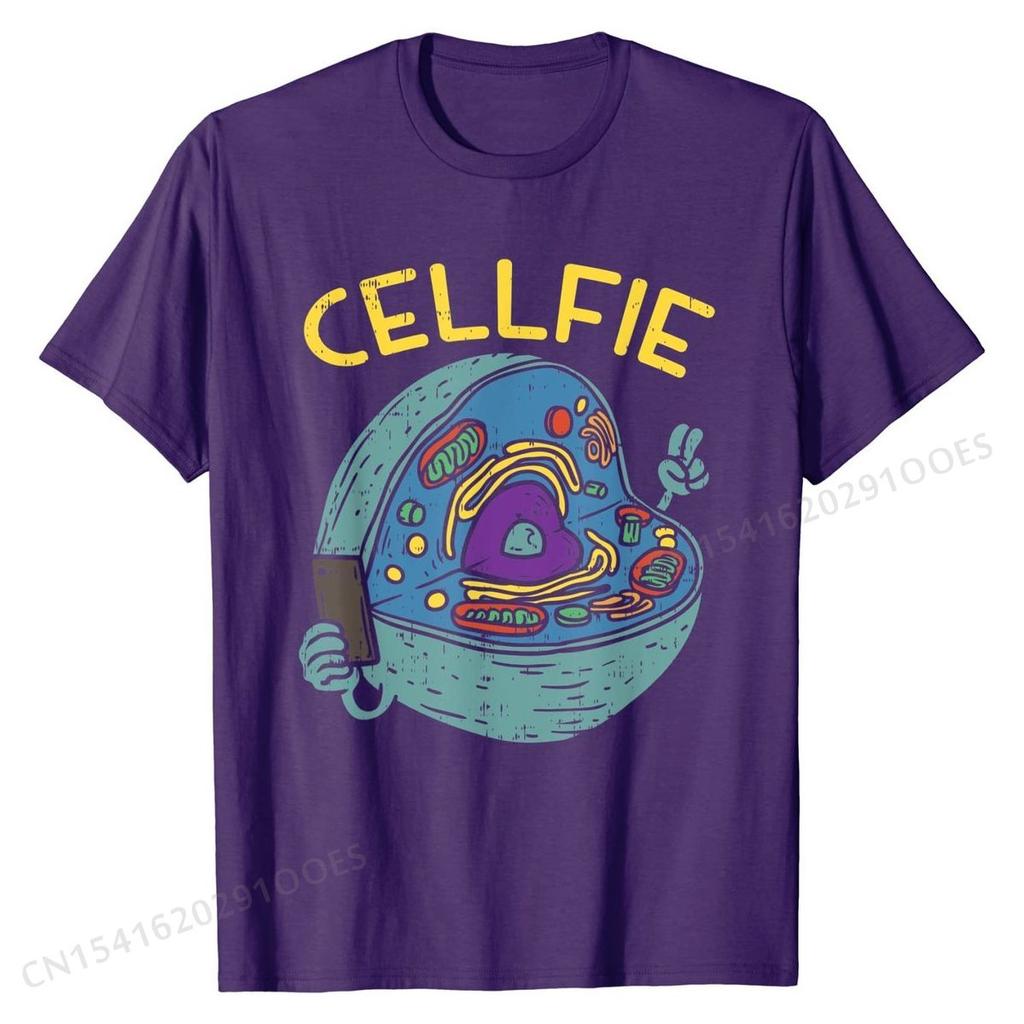 Cell Fie Funny Science Biology Teacher T Shirt Tops Tees Discount Casual Cotton Men's Top T-shirts Casual