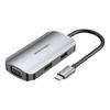 Station D'accueil Usb-C Pour Hdmi, Vga, Usb 3.0, Pd 0,15 M Vention Toahb Gris