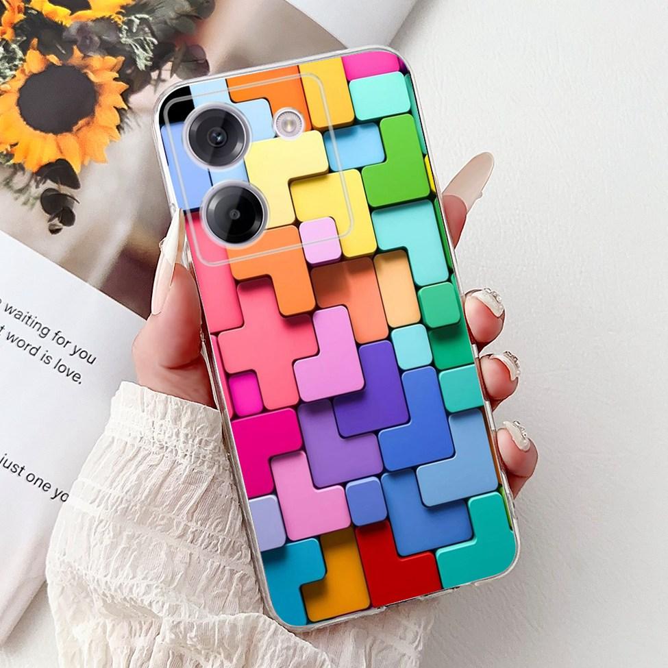 Для Xiaomi Poco M7 Pro 5G Чехол Прозрачный Модный Роскошный Мультяшный Забавный Крутой Расписной Мягкий Чехол для Телефона Для Poco M7 Pro 5G Задняя Крышка
