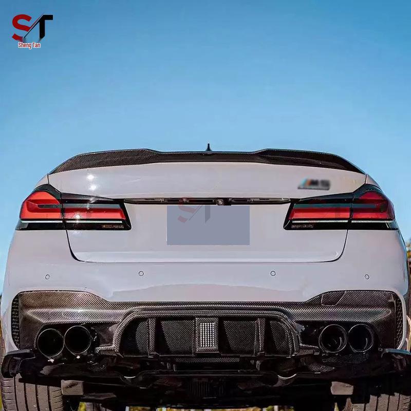 Задний сплиттер, бампер и диффузор из углеродного волокна для BMW M5/F90, 5 серии/G30/G38.