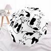 1pc Cow Pattern Automatic Opening/Closing Folding Umbrella with 8 Ribs,Portable Sunshade Umbrella Birthday and Holiday gifts yy251231167