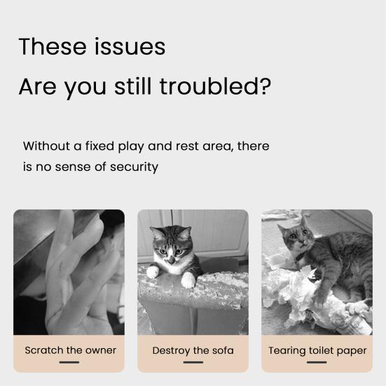 Cat Scratch Pad Sisal Cat Scratching Board for Indoor Cats Wall Mounted Cat Scratcher Furniture Protector