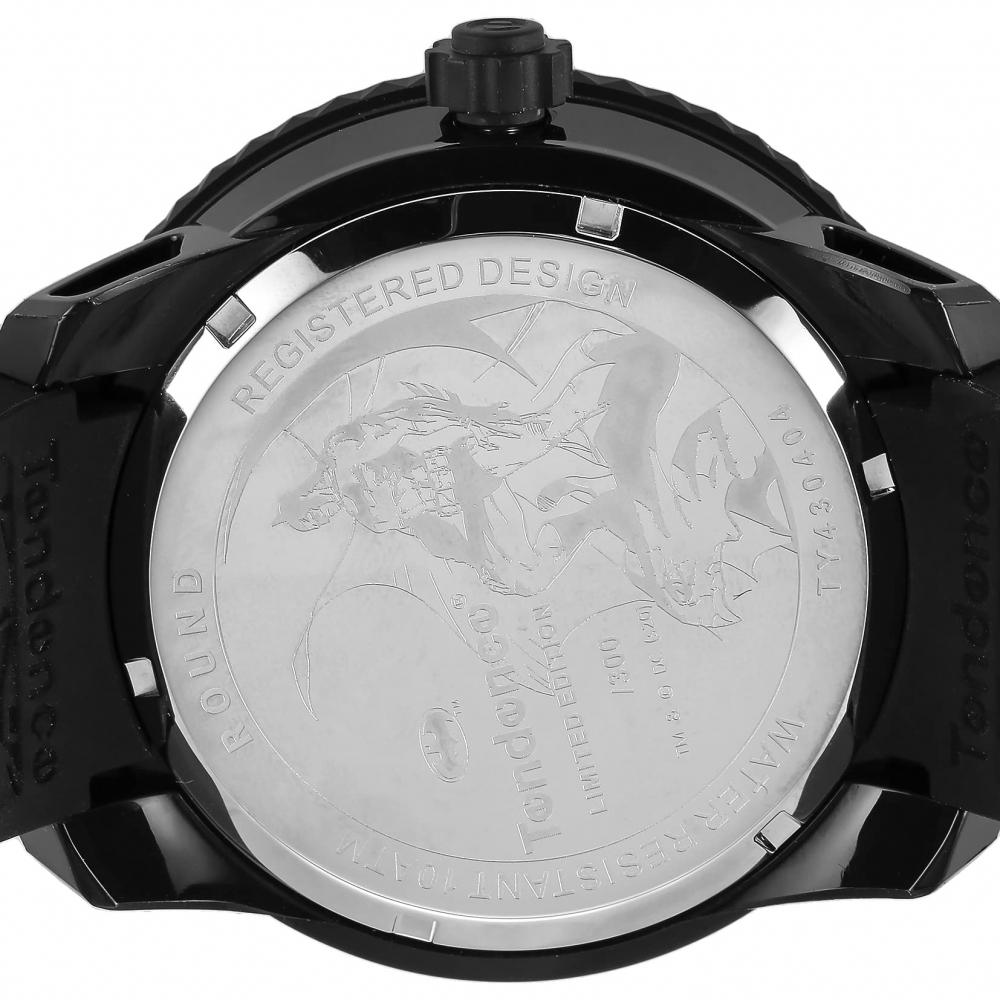 [Tendence] Watch DC BATMAN Collection Gulliver Batman Collaboration Blue Dial Nylon Mineral Glass Quartz 51MM Watch TY430404 Men's Black
