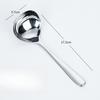 1pc 304 Stainless Steel Soup Spoon Handle Thickened Head Cutlery for Household Commercial Restaurant Kitchen Use