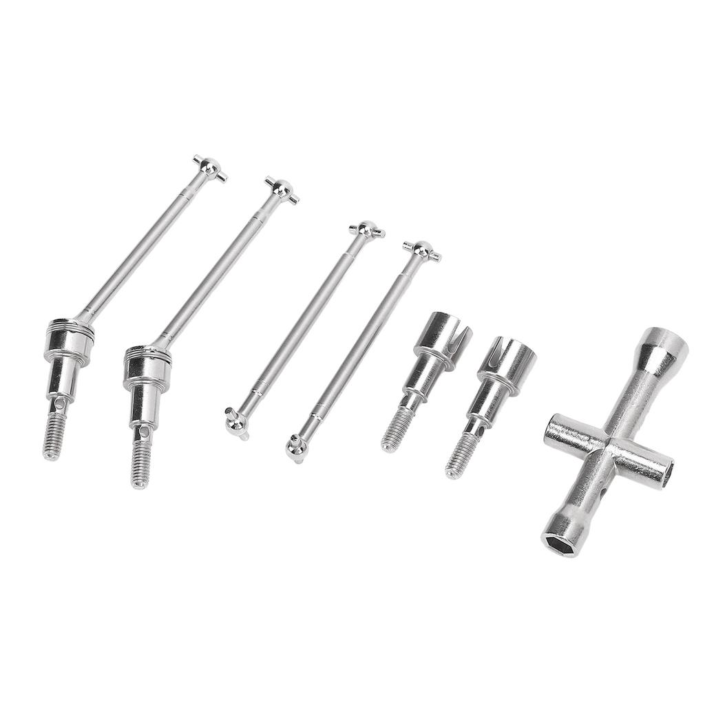 RC Car Drive Shaft Set 6312 Brushless Metal Front Rear Wheel Drive Axle Replacement for SCY 16101Pro 16210Pro