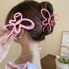 New Sweet Cool Butterfly Gradient Hollow Grab Clip Women Temperament Light Luxury Ins Design Shark Clip Girl Hair Accessories
