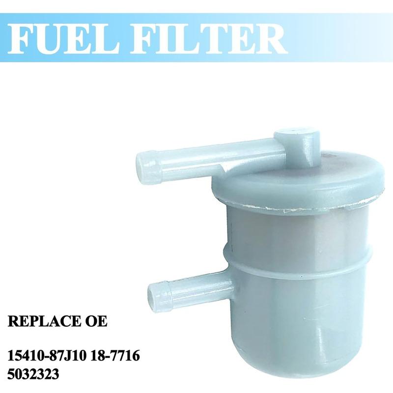 Fuel Filter For 25 30 40 50 60 90 100 115 140 HP Suzuki Outboard 4 Stroke Boat 15410-87J10 Johnson Evinrude 5032323 18-7716