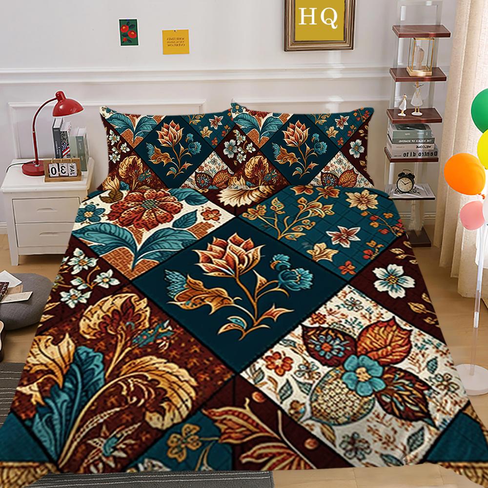 Декор спальни из микрофибры с красивым цветочным принтом, женское покрывало, королевский размер, домашнее постельное белье, костюм
