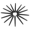 100Pcs/pack Nylon Dart Stems Black Dart Stems Medium Darts Plastic Dart Shaft 2BA Screw Thread Dart Harrow Dart Pole Rod