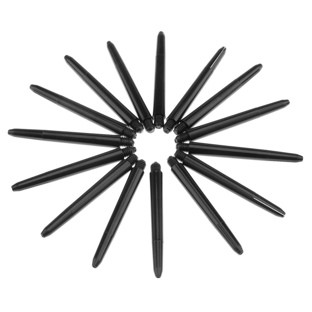 100Pcs/pack Nylon Dart Stems Black Dart Stems Medium Darts Plastic Dart Shaft 2BA Screw Thread Dart Harrow Dart Pole Rod