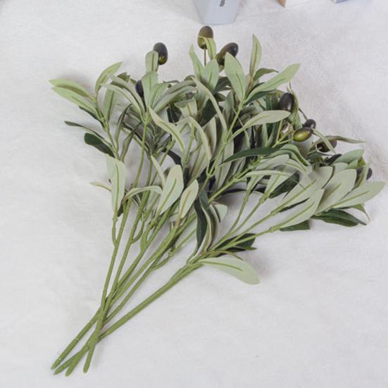 1 ветка, имитация оливковой ветки, реалистичный вид, макет сцены, принадлежности, простой в уходе, искусственная оливковая ветвь, сделай сам, декор свадебного букета