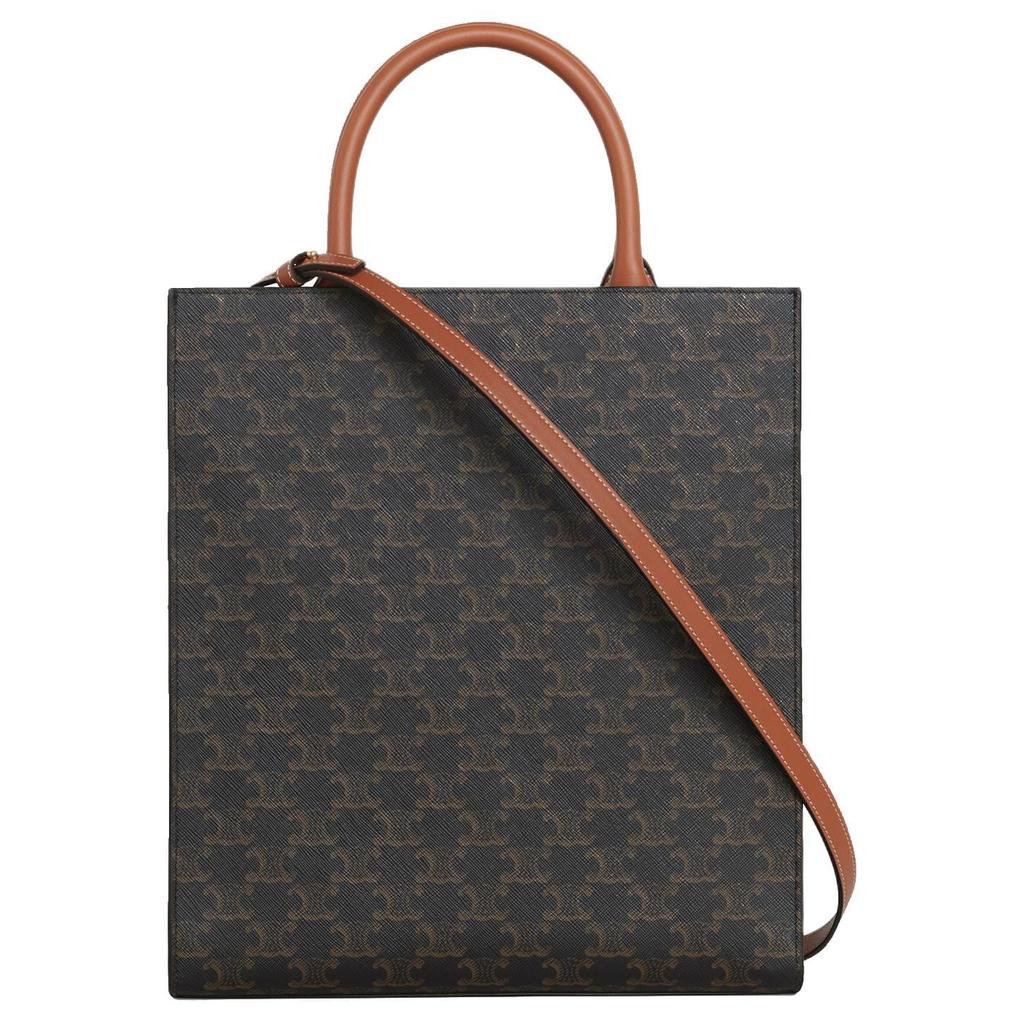 CELINE Cabas Artificial Leather Tote Bag, Shopping Bag, Sheet Music Bag, Shoulder Bag, Crossbody Bag, Handbag Small 191542BZK-04LU