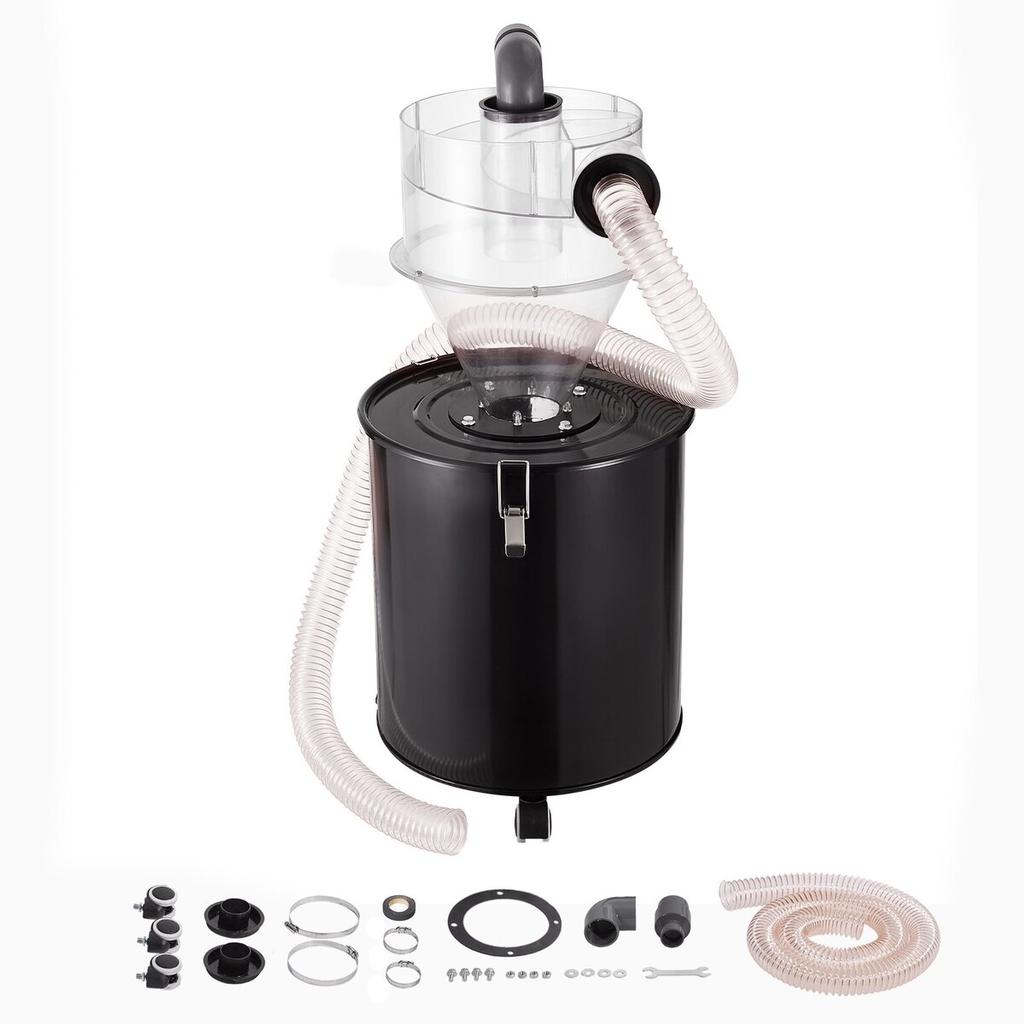 Cyclone Dust Separator w/ Tank Vacuum Cleaner Separator 4" for 50L Tank