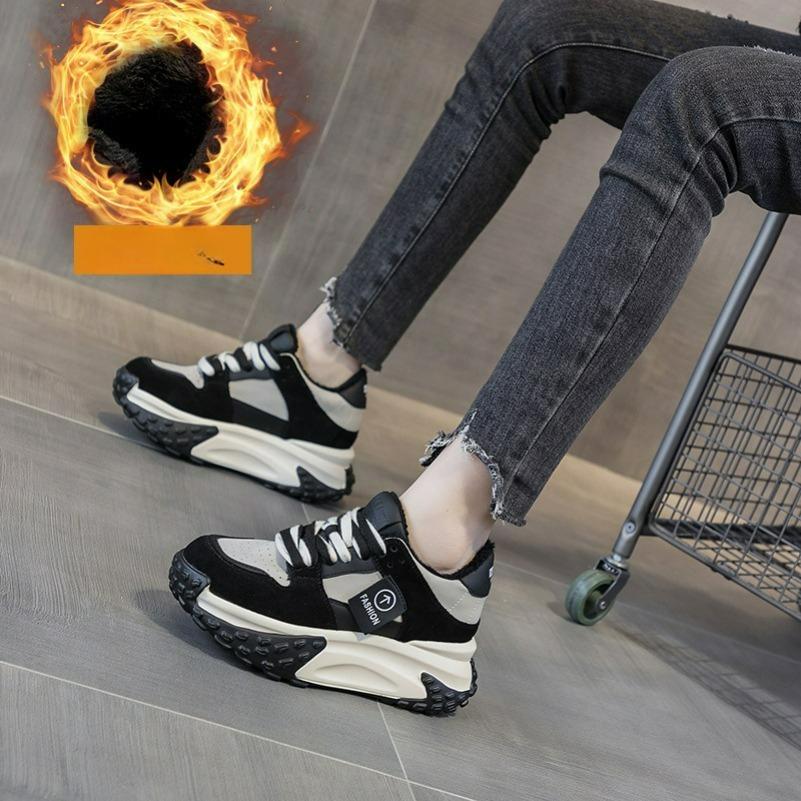 Shoes Women's Autumn and Winter Casual Fashion Trend Thick-soled Sports Shoes