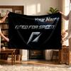 Need For Speed (1) Personalized Name Blanket Soft Cozy Gift for Sofa Bed Couch Home Decoration