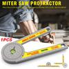 Торцовочная пила Измеритель угла Инженер Плотник Транспортир Линейка Измеритель Гониометр