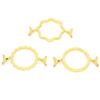 3Pcs 3 Shapes Wax Seal Molds for 2.5cm/0.98in Stamp Wax Seal Stamp Mold  Invitations