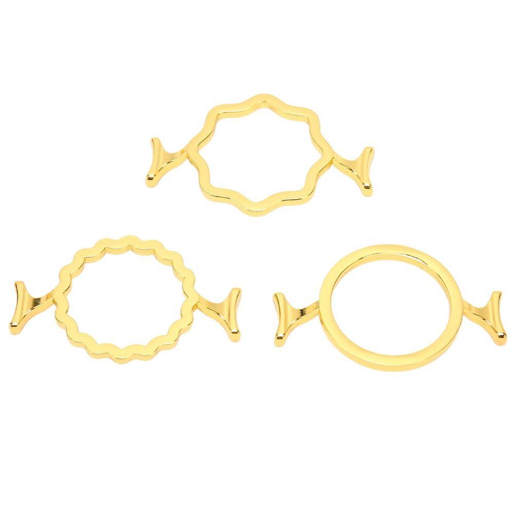3Pcs 3 Shapes Wax Seal Molds for 2.5cm/0.98in Stamp Wax Seal Stamp Mold Invitations