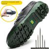 Smash-proof and Stab-proof Cowhide Steel Baotou Low-top Labor Insurance Shoes Non-slip Leather Surface Safety Shoes Steel Sole