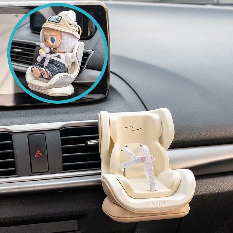 1 Piece of Labubu Chair, Compatible with Car Safety Seat Model, Decorative Toy, Creative Gift