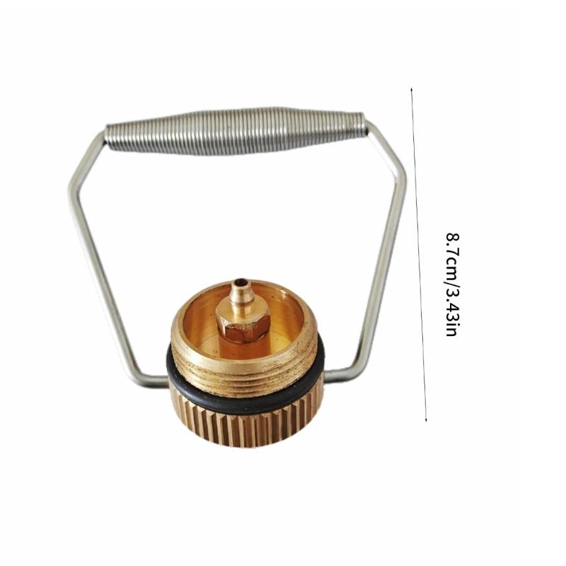 Наружные газовые баллоны для кемпинга, клапаны, колпачки, медные пробки для газовых баллонов с ручкой для наружной походной плиты, долговечные