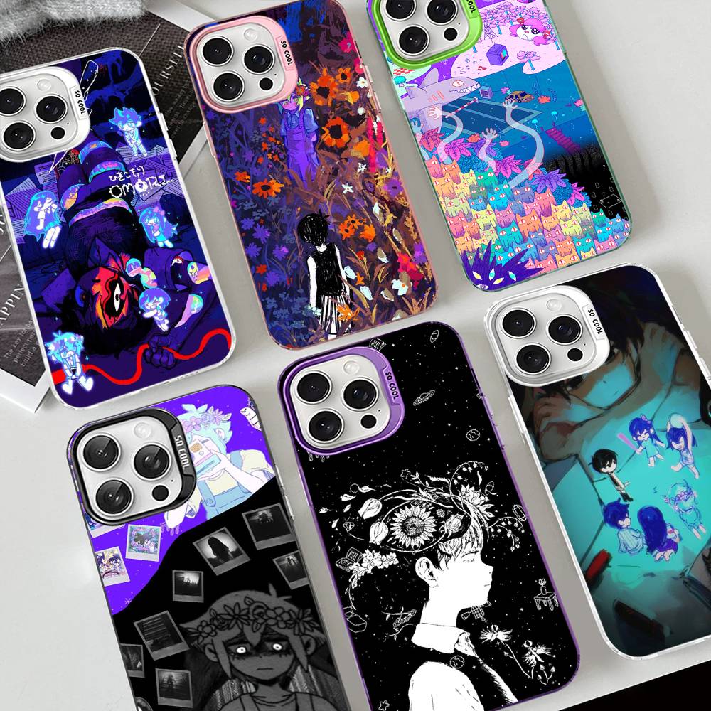 Чехол для телефона O-Omori Game для iPhone 17 16 Plus Pro Max 15 14 13 12 11 Матовые Цветные Чехлы