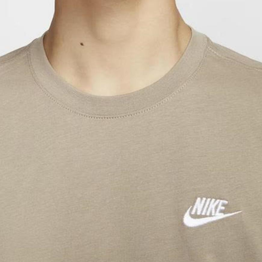 Nike Sportswear Club T Shirt Men's Khaki AR4999-248