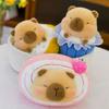 Mini Plush Capybara Plush Toy Fluffy Dessert Capybara Doll Dessert Capybara Plush Toy Students