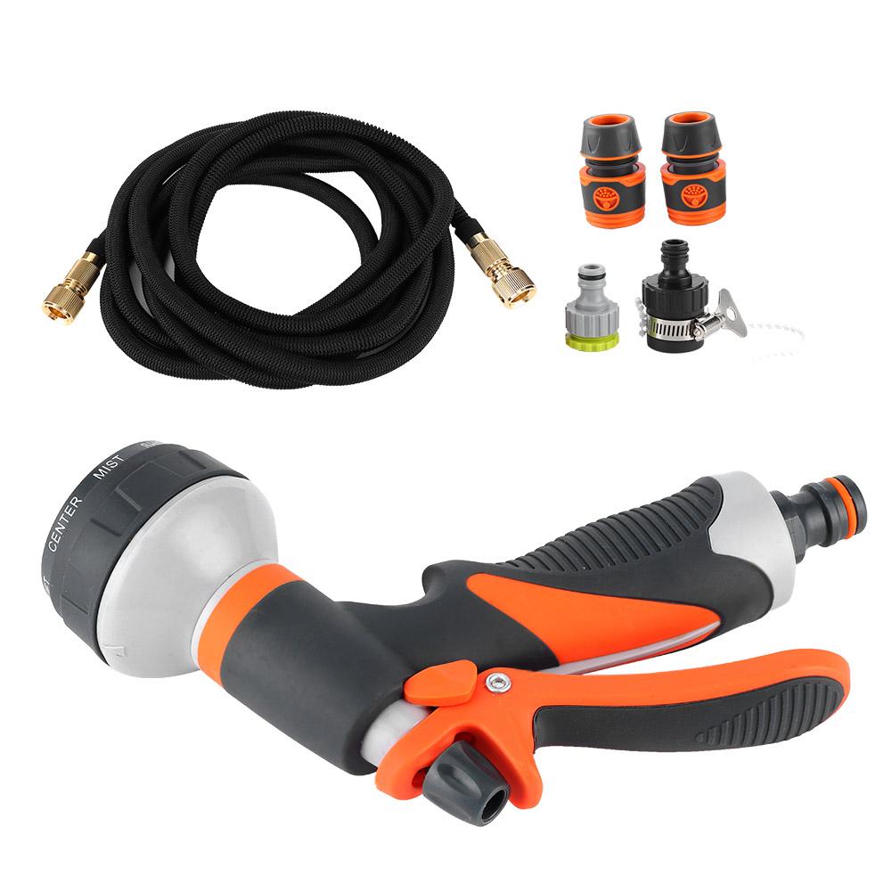 Садовый распылитель для полива, телескопический шланг, комплект для полива растений и цветов, аксессуар для разбрызгивателя