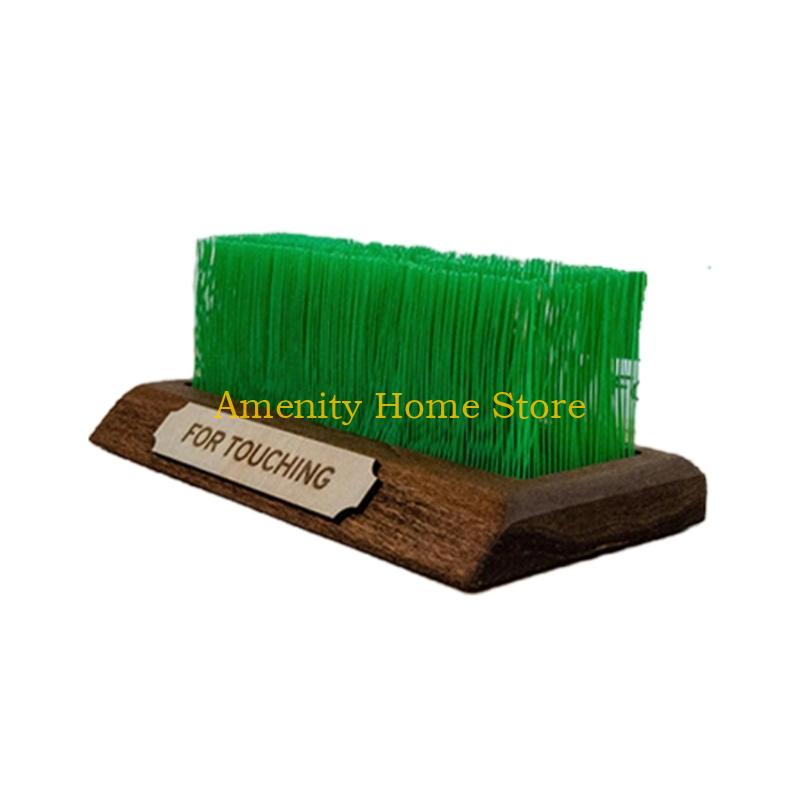 F26C 3D Printed Touch Grass Artificial Grass Ornament 3D Fake Plant Fidgety Toy Desktop Decoration for Home Office Decorations