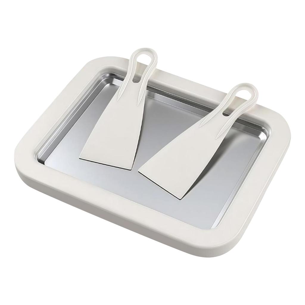 Роликовый аппарат для приготовления мороженого, Неэлектрическая машина для приготовления роллов из мороженого, DIY аппарат для десертов из йогурта и сашими с быстрозамораживающим хладагентом, Простой в использовании и мытье
