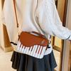 Piano Guitar Music Notes Handbag Creative PU Leather Tote Bag Trendy Crossbody Bag For Women Girls