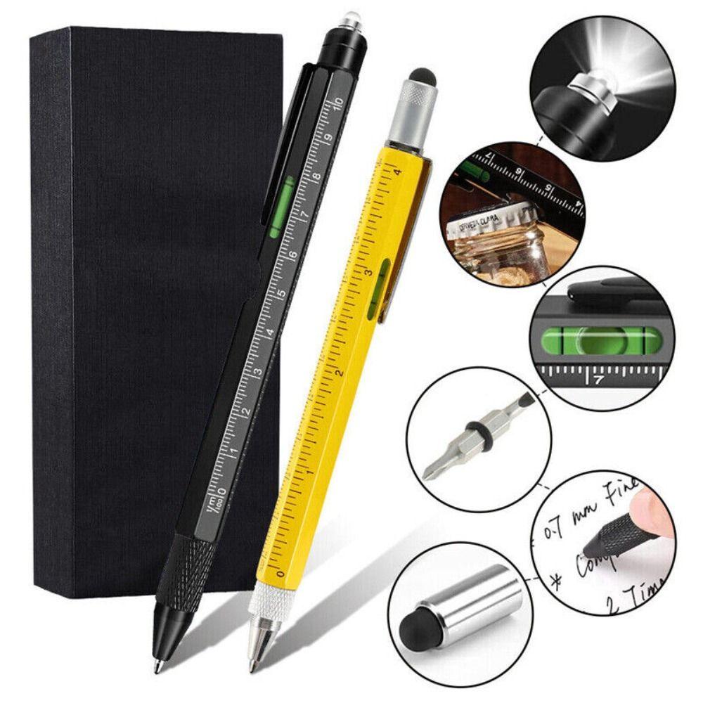 Ruler Multi-Function Pen 8 in 1 Ballpoint Pen Gadget New Multitool Pen