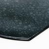 Maeju Lacquerware Half Moon Placemat, Large, Marble Black, 4Y-124