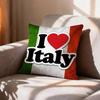 COOL FFlag of Italy Pillow Case Pattern Printed Pillowcase For Living Room Sofa Cushion Cover
