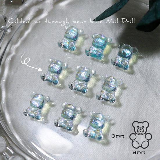 Изысканные стразы для ногтей, глянцевая смола, долговечная